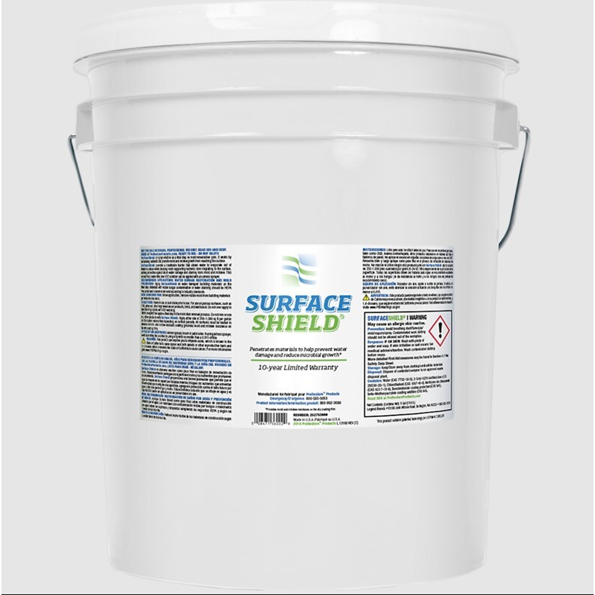 ODORx, SurfaceShield® Protectant – Model # 113349 - SurfaceShield (clear) - One 5 gal. / 18.9 L pail